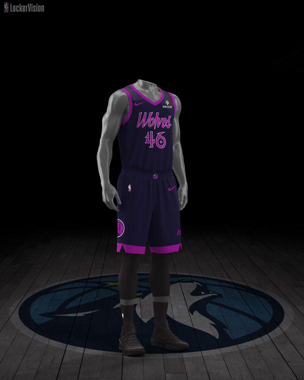 NBA LockerVision - Minnesota Timberwolves - City Edition Edition